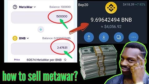 how to sell metawar token in trust wallet ? | how to make money online 2022 #metawar