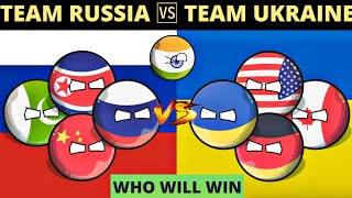 Countryballs - Team Russia Vs Team Ukraine