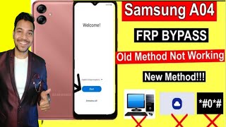 Samsung A04 (SM-A045F) FRP Bypass Google Account Android 13 Done 10000%% A04s frp bypass