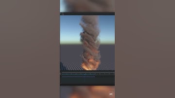 Campfire tornado | EmberGen | VDB Simulation | #shorts