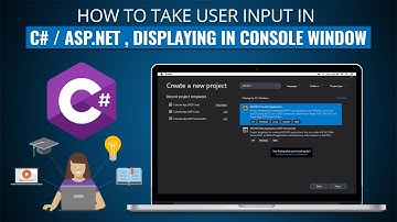 How to Take User Input in C# / ASP.net , displaying in Console Window