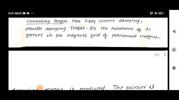 EMI-4 PMMC INSTRUMENT-working and principle of operation