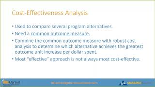 Cost-Analysis Methods: What Are These Methods & How Can School Districts Benefit from Using Them?