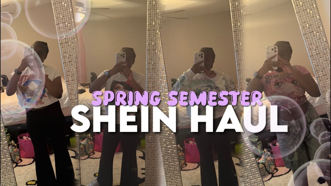 SPRING SEMESTER SHEIN HAUL ☆ TRENDY CAMPUS OUTFITS & TRY-ON REVIEW