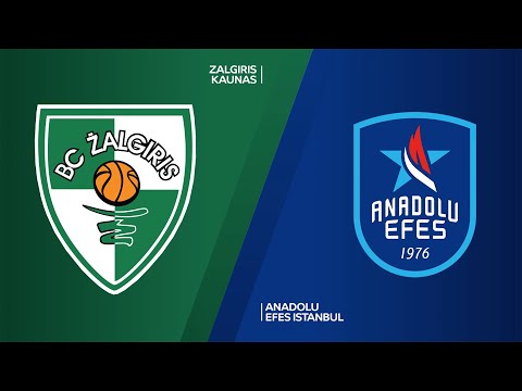 Zalgiris Kaunas - Anadolu Efes Istanbul Highlights | Turkish Airlines EuroLeague, RS Round 4