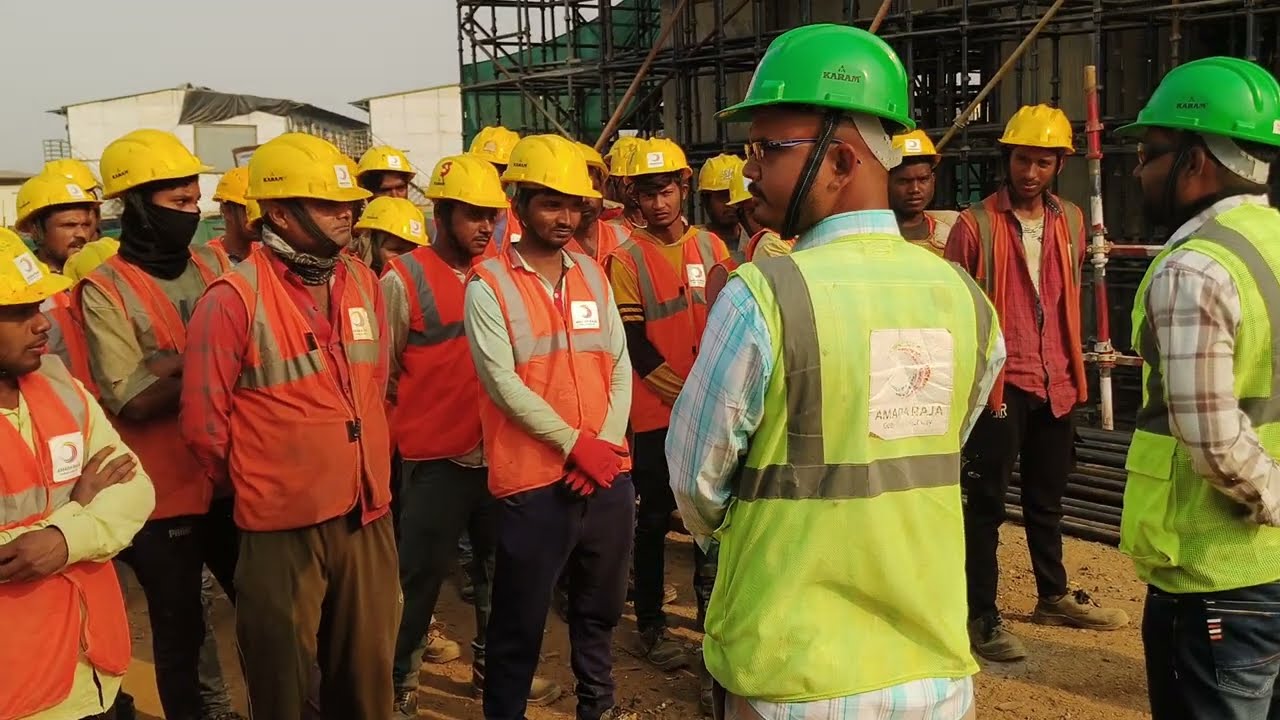 Site Tool box talk about site safety for worker 