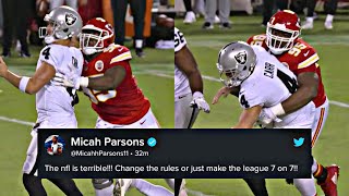 NFL Players REACT To “Roughing The Passer” Call On Chris Jones 🧐