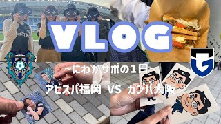 【vlog】神のゴール✌🏻｜ガンバ大阪戦💙🖤｜にわかサポの1日🐝