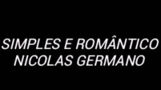 KARAOKE DA MÚSICA SIMPLES E ROMÂNTICO DE NICOLAS GERMANO Resimi