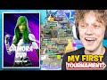 I Played My First EVER Fortnite Tournament... (GAMORA CUP!)