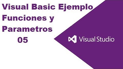 Visual Basic Ejemplo Funciones y Parametros  05