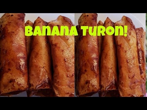 HOW TO COOK BANANA TURON / BOILED BANANA WITH BAGOONG ALAMANG.