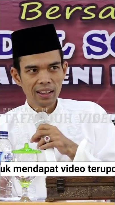 Berwudhu Dengan Air Sedikit, Sah  ? - Ustaz Abdul Somad