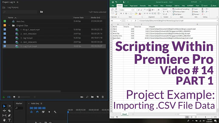 Reading Data from a CSV File - Project Example PART 1