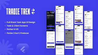Job & Task App using Flutter  – App UI Kit | Source Code, Auth & Task Screens for Developers