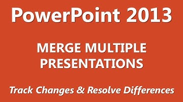 MOS Review - PowerPoint 2013 - Manage Multiple Presentations - Part 2 of 3