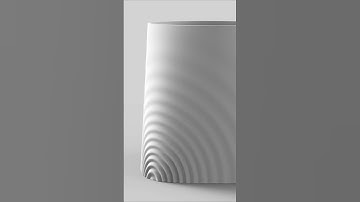 # 324 : Parametric Rippled Surface for a Vase #grasshopper #parametric #vase #라이노3d #그래스호퍼