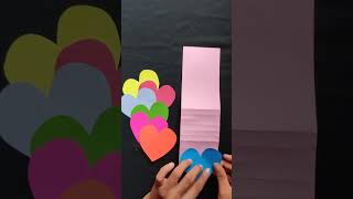 Tuto vidéo Carte cœur tirette fait main, idée cadeau DIY maman, papa, mamie, papi, collage, origami