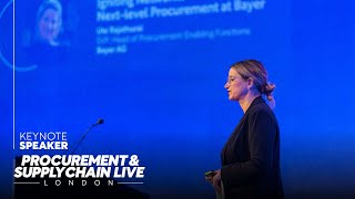 Igniting Networks - Next-level Procurement at Bayer - Ute Rajathurai