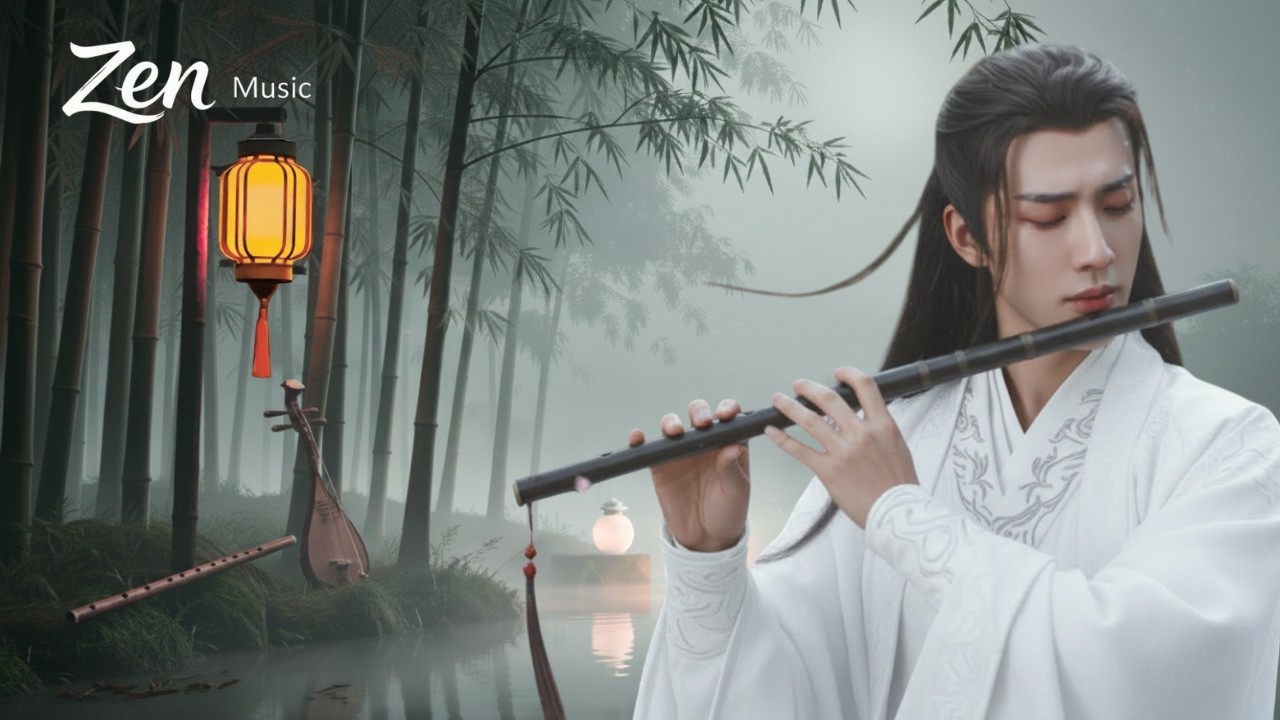 Chinese Zen Music: Bamboo Flute & Guzheng | Relaxing Music, Erhu ...
