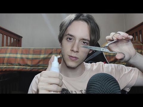 ASMR SUPER FAST AND AGGRESSIVE HAIRCUT!  ✂💈💇‍♂️