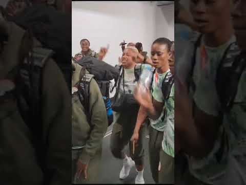 2023 FIFA Womens World Cup Super Falcons singing and Dancing into staduim2