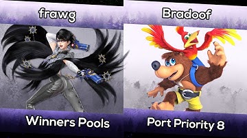frawg (Bayonetta) vs Bradoof (Banjo & Kazooie) - Winners Pools - Port Priority 8