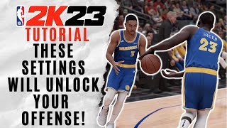 I took my offense to the NEXT LEVEL using these UNDERRATED SETTINGS in NBA 2K23!