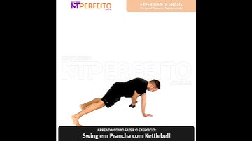 Swing em Prancha com Kettlebell