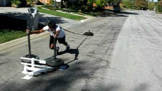 Prowler push with sled drag