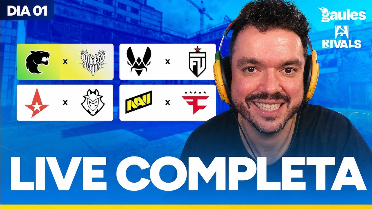 DIA 1 - BLAST RIVALS S1 - !socio - Siga @Gaules nas redes sociais! @agonbyaocbr