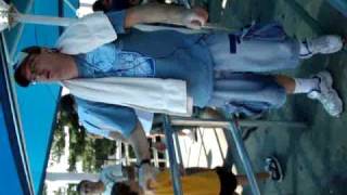 Information Millenium Force Guy dancing in line at Cedar Point News