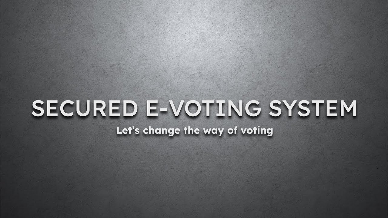 Working of the Secured E-Voting System | Made in Java 👨💻 - YouTube