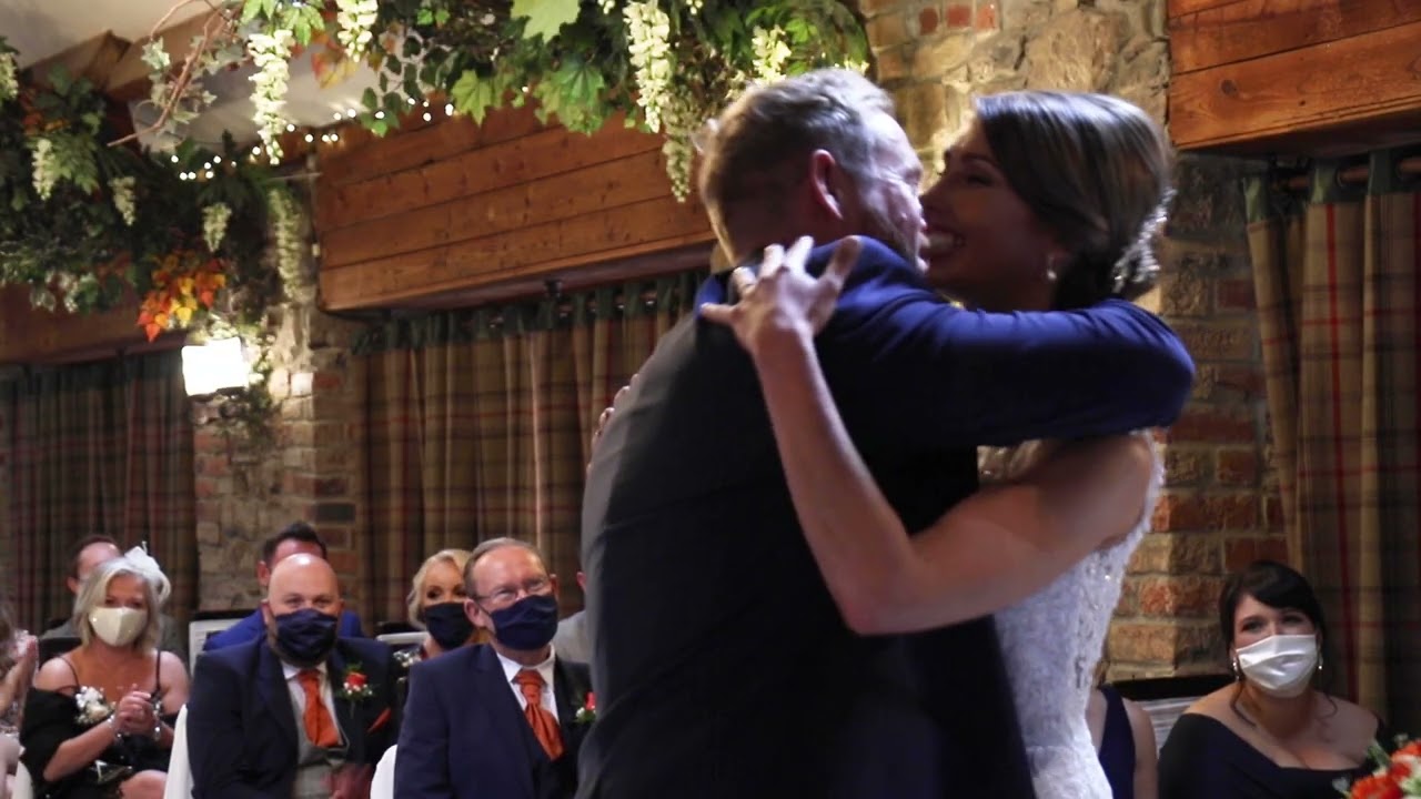 Rachel and Andy wedding highlight film at South Causey Inn