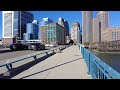 [4K] Seaport District Brisk Fall Stroll - Virtual Walking Tour in Boston, Massachusetts