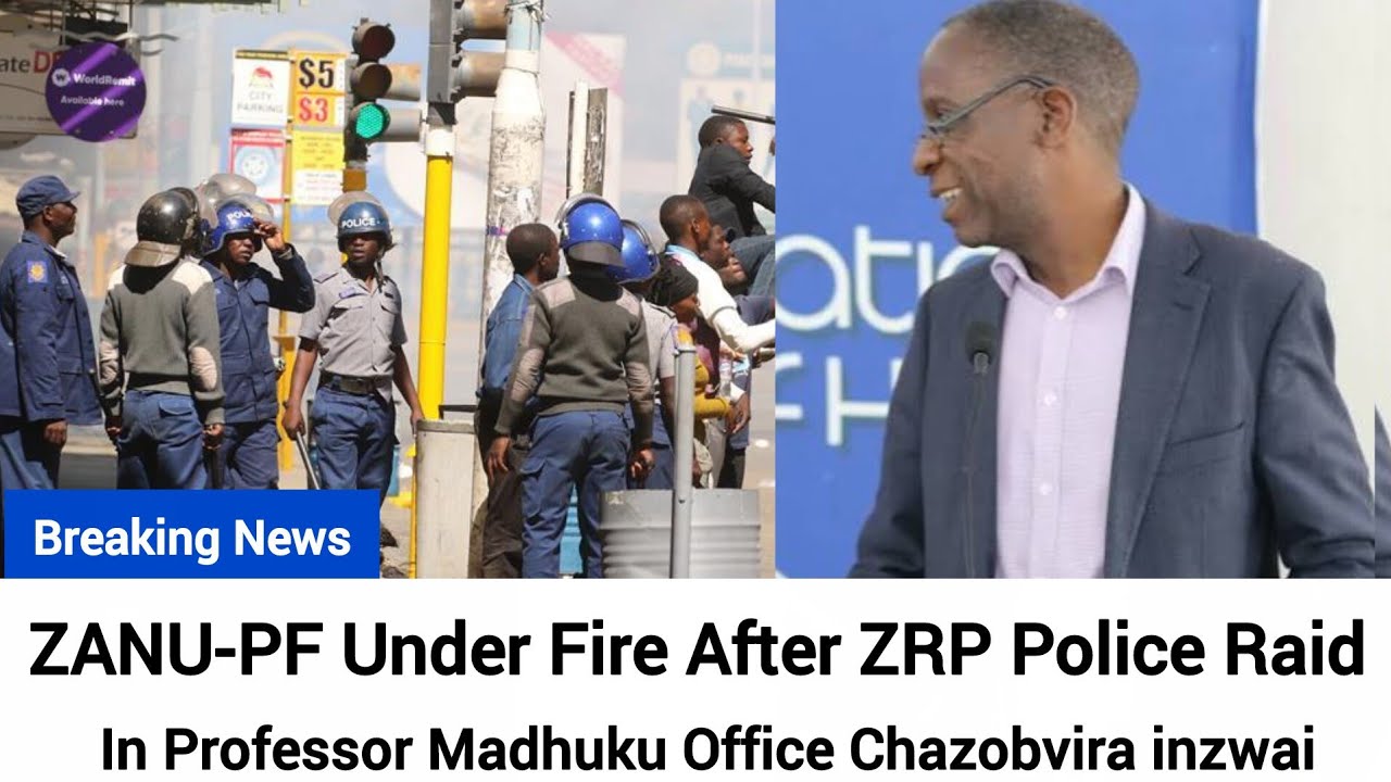 Breaking🔥ZANU-PF Under Fire After Police Raid on Professor Madhuku Office 