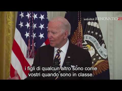 Biden insegnanti dell'anno