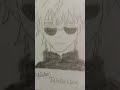 gojo saturu drawing please subscribe