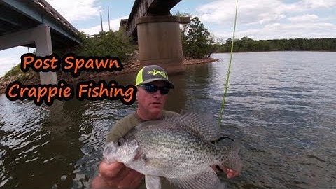 How to find and catch Post Spawn Crappie/ How to catch crappie in May tips,Locations and lures