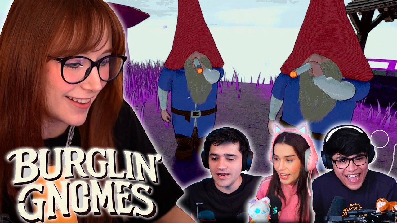 PATTY MEZA JUEGA BURGLIN GNOMES CON MOLLY, ALDO Y FILIS! 🤣🤣