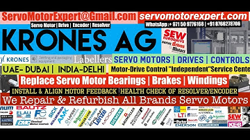 How to install Krones Labeller Servo Spares Stock Encoder Align SEW Eurodrive Resolver Angle Adjust