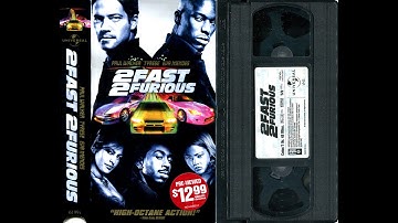Opening to 2 Fast 2 Furious (US VHS; 2003)