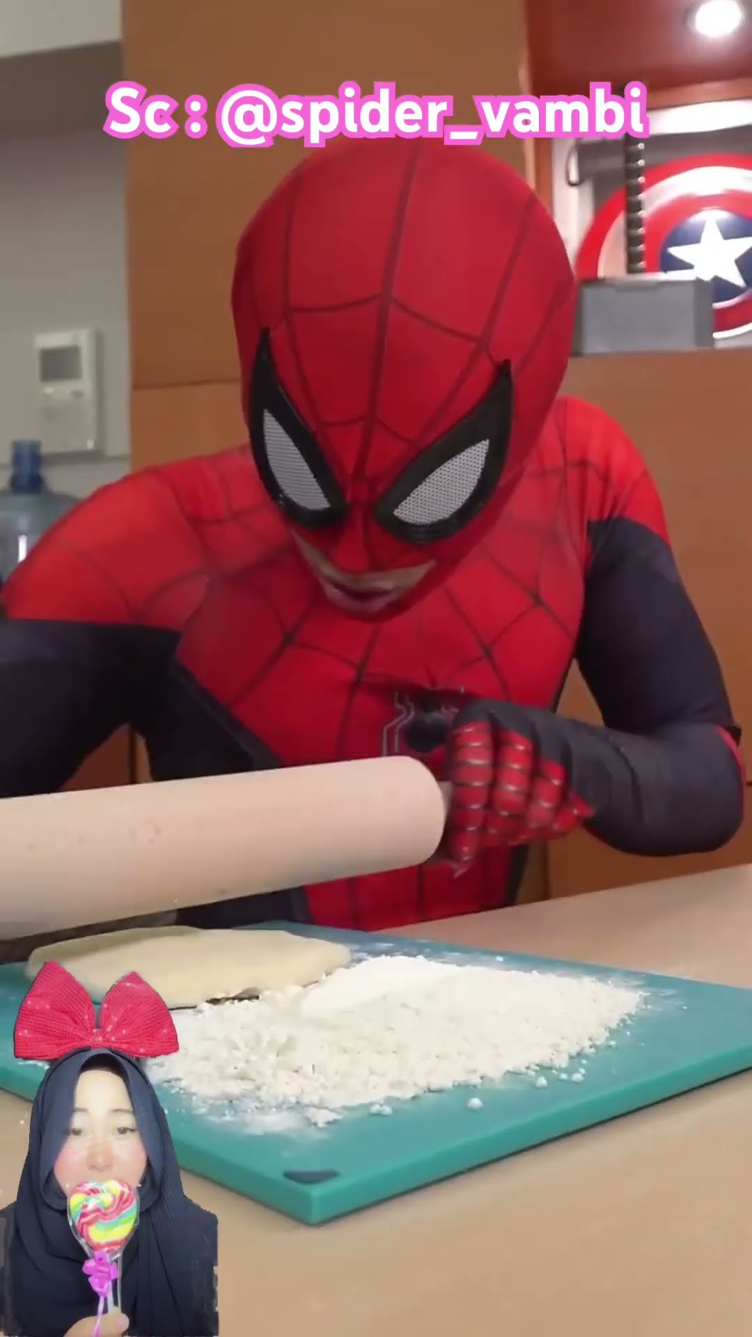 PIKA MAU BIKIN KUE ⁉️tapi Malah Bikin Dapur Berantakan ? @spider_vambi #shorts #funny #dubbing