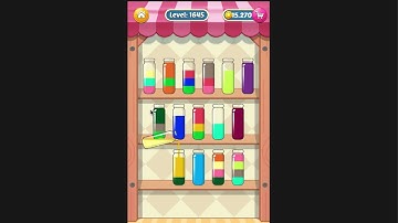 Water Sort Puzzle I Level 1645 I  Facebook I SOLVED