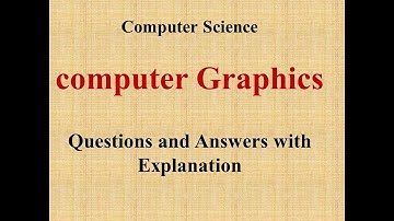 PGTRB |Polytechnic Lecturer | NET | GATE |Computer Graphics Question and Answer(Part2)