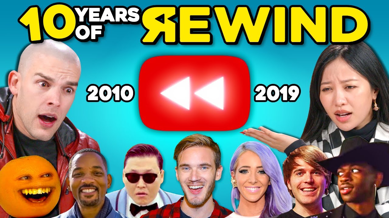 ⁣YouTubers React To A Decade Of YouTube Rewind (2010-2019)