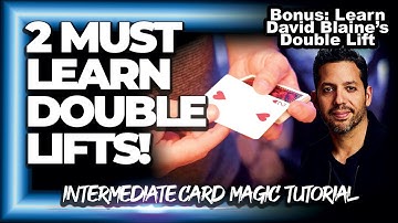 Two MUST Learn Double Lifts - ft. David Blaine Double Lift  (Card Magic Tutorial)