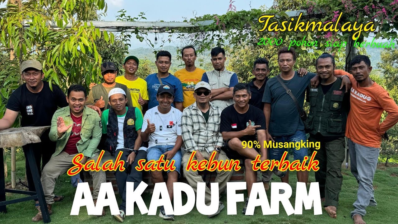 2000 Pohon durian di Kebun Durian AA KADU Tasikmalaya