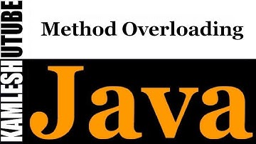 Java Programming -- Part 14 - Method Overloading