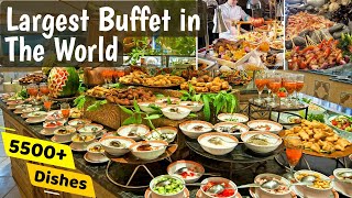 Biggest Buffet in the World with 5500+ dishes | Las Vegas | Best \& Biggest All you can eat Buffet